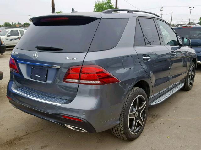 4JGDA5GB4KB210378 - 2019 MERCEDES-BENZ GLE 400 4M GRAY photo 4