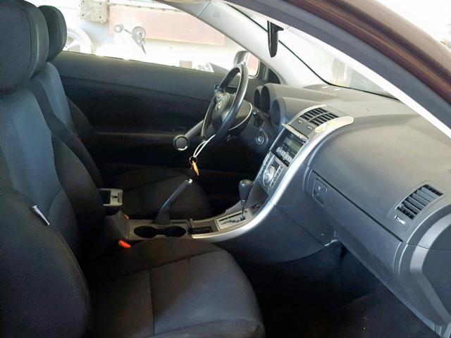 JTKDE167990288636 - 2009 TOYOTA SCION TC ბურგუნდია ფოტო 5
