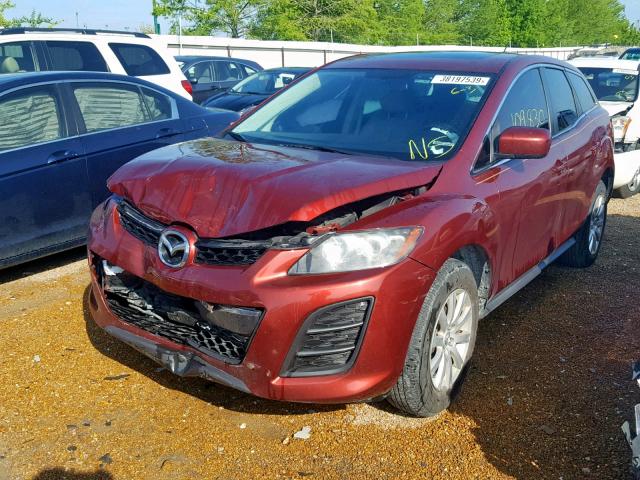 JM3ER2W56A0341020 - 2010 MAZDA CX-7 RED photo 2