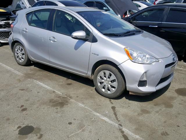 JTDKDTB33E1071166 - 2014 TOYOTA PRIUS C SILVER photo 1