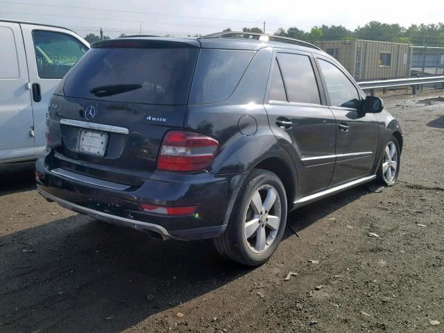 4JGBB86E79A442541 - 2009 MERCEDES-BENZ ML 350 BLACK photo 4