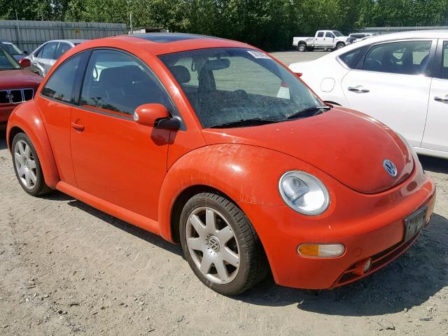 3VWDD21C53M443589 - 2003 VOLKSWAGEN NEW BEETLE წითელი ფოტო 1