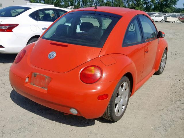3VWDD21C53M443589 - 2003 VOLKSWAGEN NEW BEETLE წითელი ფოტო 4