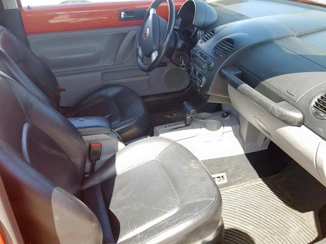 3VWDD21C53M443589 - 2003 VOLKSWAGEN NEW BEETLE წითელი ფოტო 5