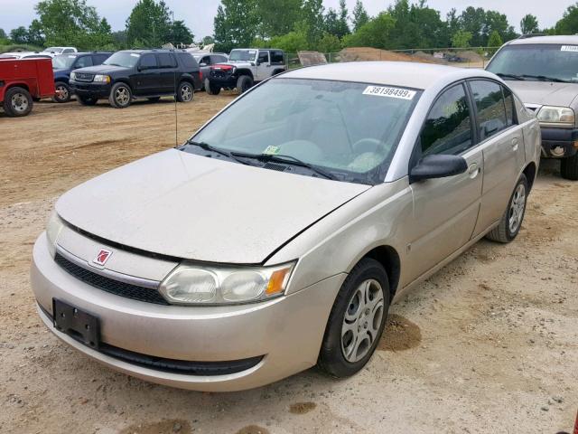 1G8AJ52F83Z157415 - 2003 SATURN ION LEVEL GOLD photo 2