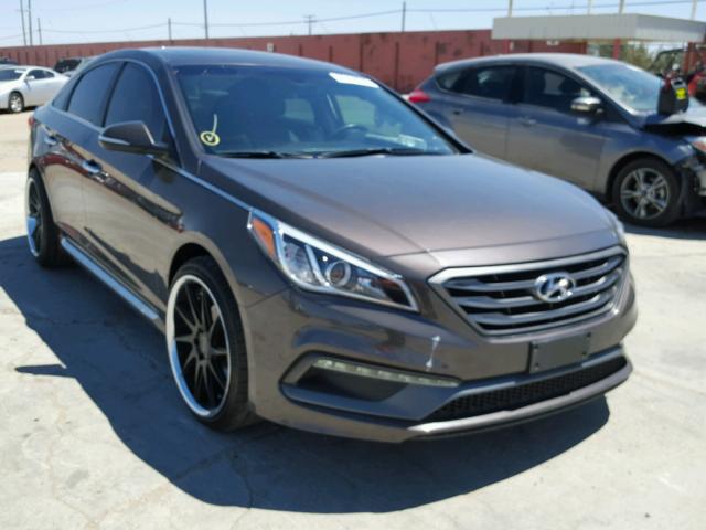 5NPE34AF1GH415140 - 2016 HYUNDAI SONATA SPO BROWN photo 1