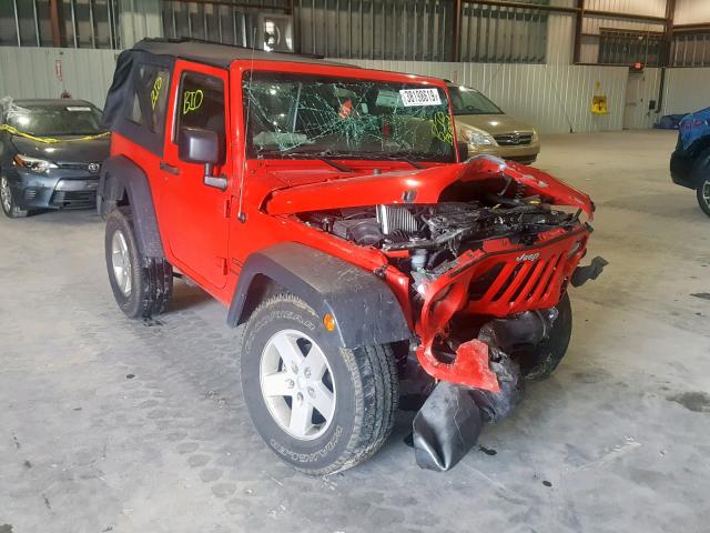1C4AJWAG0GL194991 - 2016 JEEP WRANGLER S RED photo 1