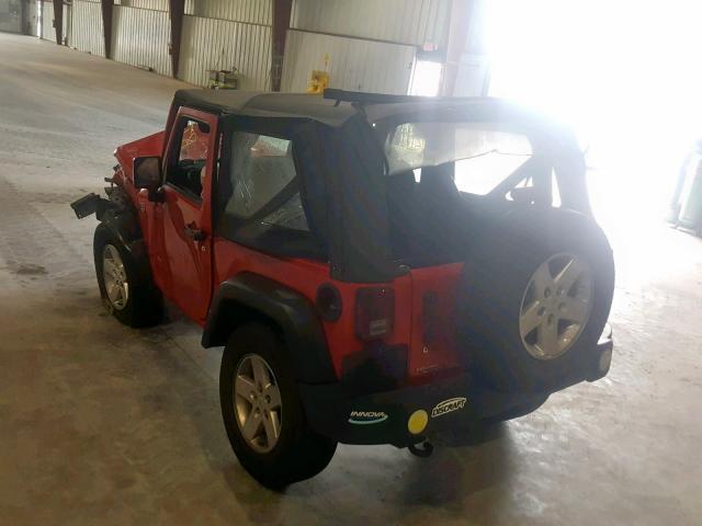 1C4AJWAG0GL194991 - 2016 JEEP WRANGLER S RED photo 3