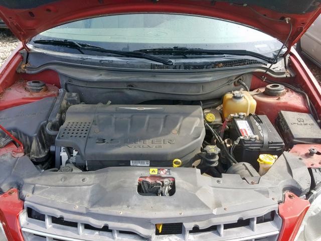 2A8GM68496R639045 - 2006 CHRYSLER PACIFICA T RED photo 7