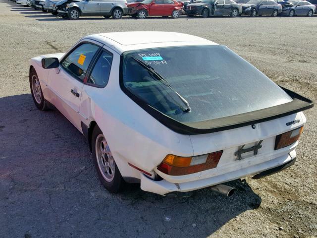 WP0AA0948GN454520 - 1986 PORSCHE 944 WHITE photo 3