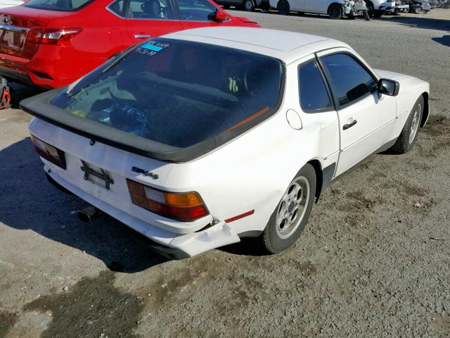 WP0AA0948GN454520 - 1986 PORSCHE 944 WHITE photo 4