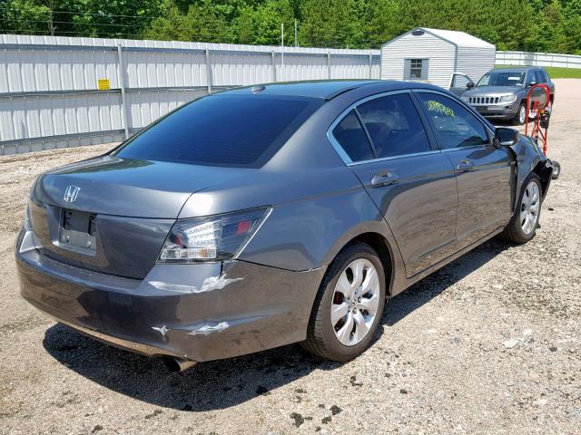 1HGCP2F80AA151225 - 2010 HONDA ACCORD EXL BLUE photo 4