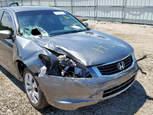 1HGCP2F80AA151225 - 2010 HONDA ACCORD EXL BLUE photo 9