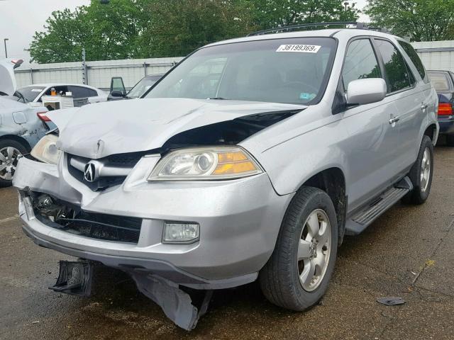 2HNYD18204H540463 - 2004 ACURA MDX SILVER photo 2