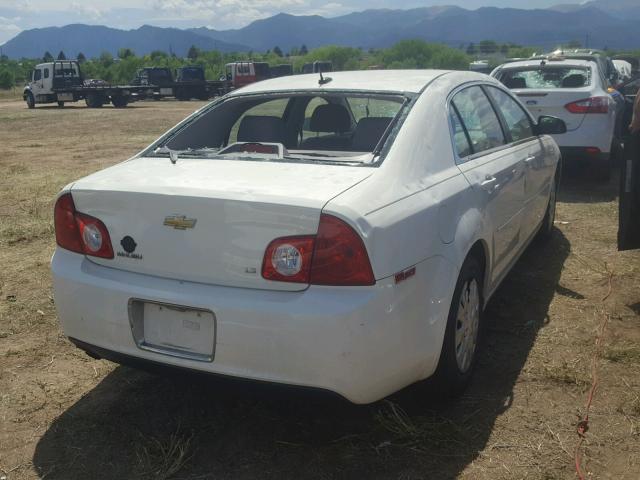 1G1ZG57B184197636 - 2008 CHEVROLET MALIBU LS 白色 照片 4