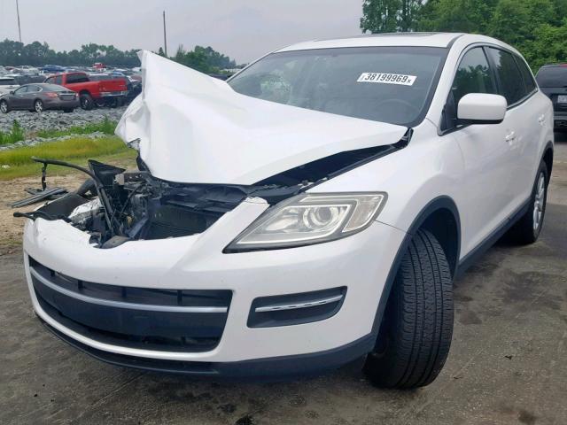 JM3TB38V780130868 - 2008 MAZDA CX-9 WHITE photo 2