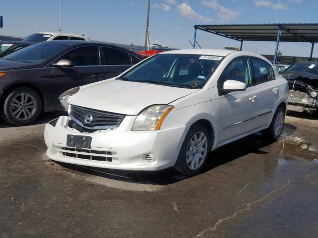 3N1AB6AP1BL716931 - 2011 NISSAN SENTRA 2.0 WHITE photo 2