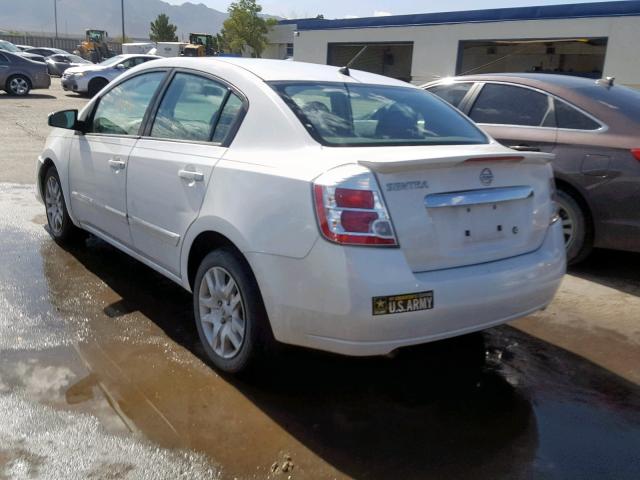 3N1AB6AP1BL716931 - 2011 NISSAN SENTRA 2.0 WHITE photo 3