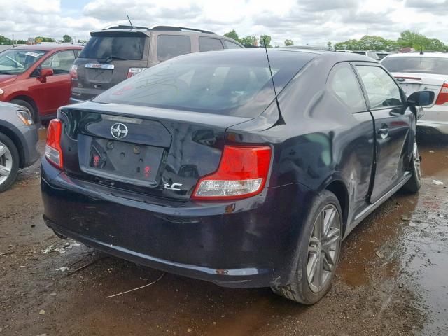 JTKJF5C76B3009613 - 2011 TOYOTA SCION TC BLACK photo 4