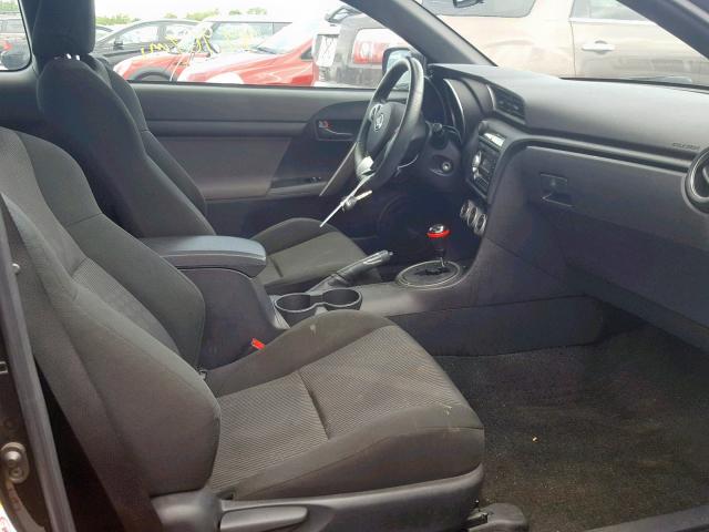 JTKJF5C76B3009613 - 2011 TOYOTA SCION TC BLACK photo 5
