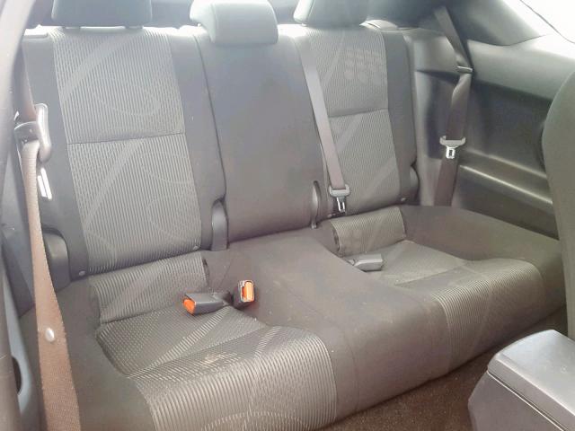 JTKJF5C76B3009613 - 2011 TOYOTA SCION TC BLACK photo 6