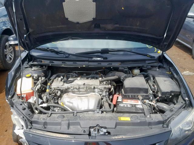 JTKJF5C76B3009613 - 2011 TOYOTA SCION TC BLACK photo 7