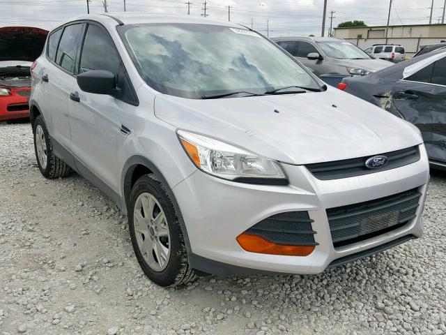 1FMCU0F72EUB28712 - 2014 FORD ESCAPE S SILVER photo 1