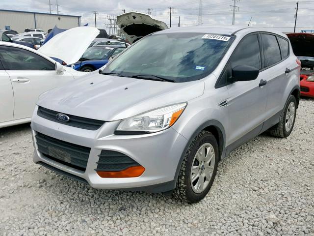 1FMCU0F72EUB28712 - 2014 FORD ESCAPE S SILVER photo 2