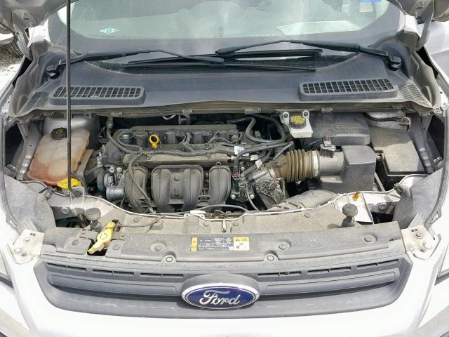 1FMCU0F72EUB28712 - 2014 FORD ESCAPE S SILVER photo 7