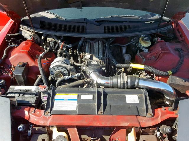 2G2FV22P6T2203323 - 1996 PONTIAC FIREBIRD F RED photo 7