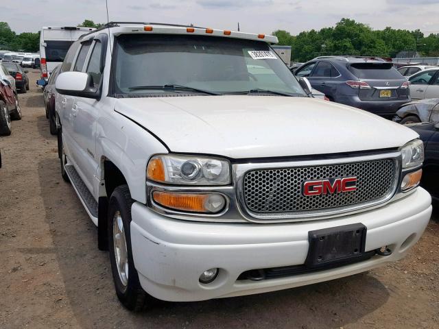 1GKFK66U65J180334 - 2005 GMC YUKON XL D WHITE photo 1