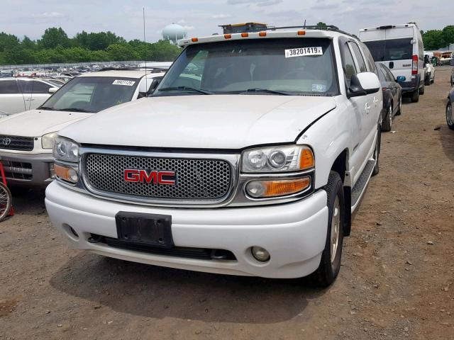 1GKFK66U65J180334 - 2005 GMC YUKON XL D WHITE photo 2