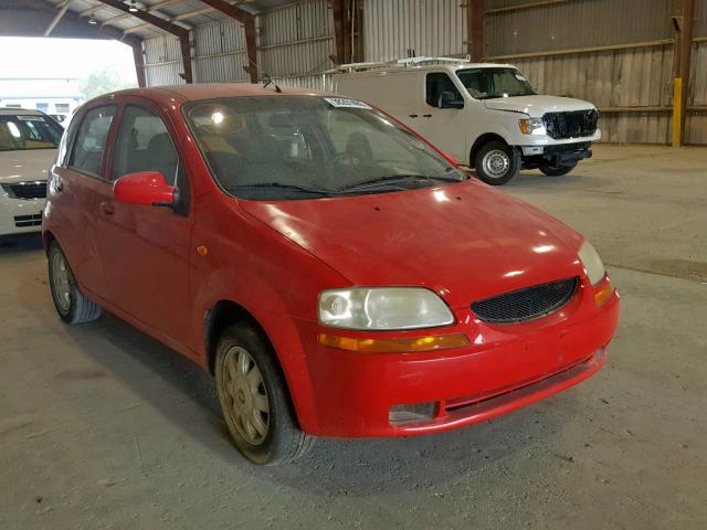 KL1TJ62614B165801 - 2004 CHEVROLET AVEO LS RED photo 1