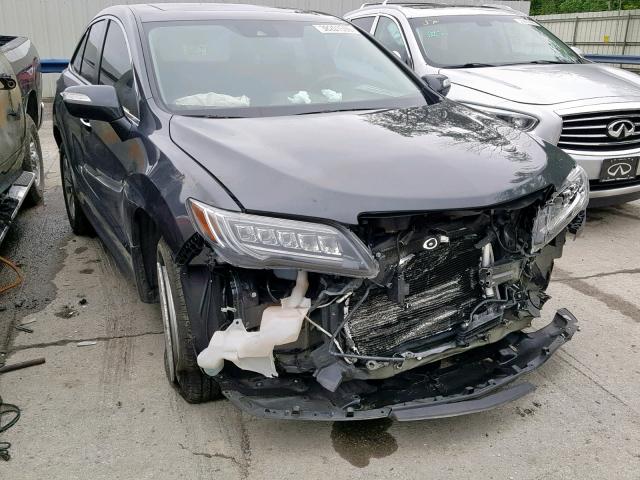 5J8TB4H33GL008584 - 2016 ACURA RDX GRAY photo 1