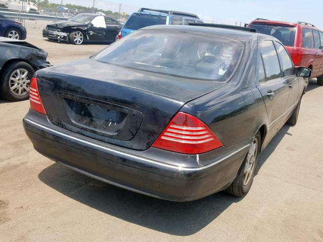 WDBNG75J82A300070 - 2002 MERCEDES-BENZ S 500 BLACK photo 4