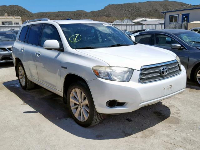 JTEEW41A182000524 - 2008 TOYOTA HIGHLANDER WHITE photo 1