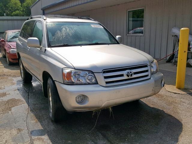 JTEEP21A650096675 - 2005 TOYOTA HIGHLANDER SILVER photo 1