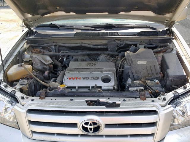 JTEEP21A650096675 - 2005 TOYOTA HIGHLANDER SILVER photo 7