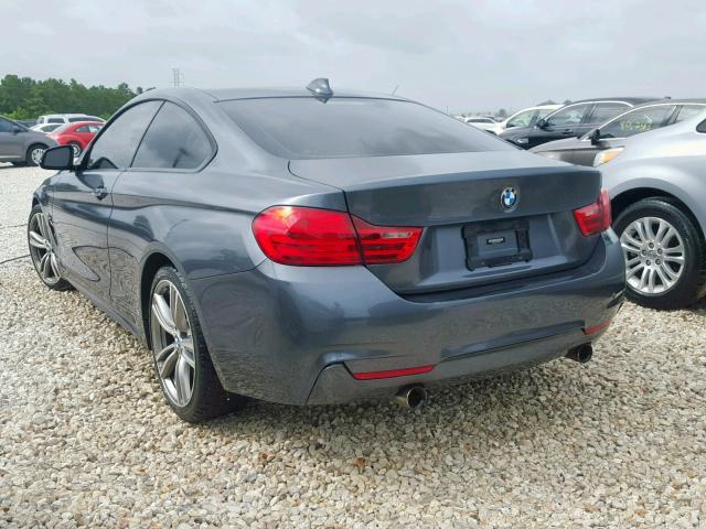 WBA3R1C50EK190472 - 2014 BMW 435 I CHARCOAL photo 3