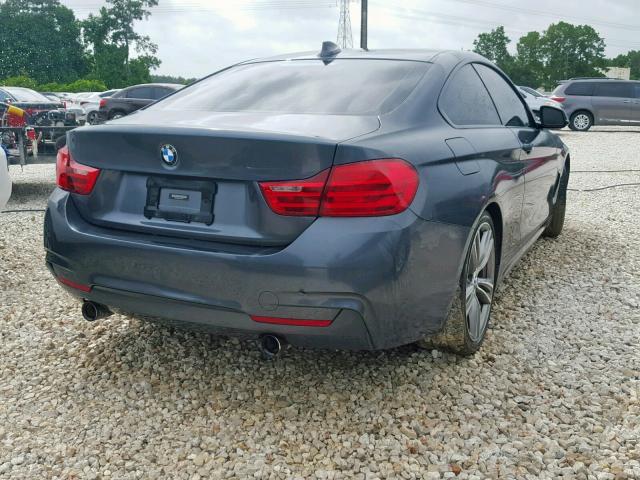 WBA3R1C50EK190472 - 2014 BMW 435 I CHARCOAL photo 4