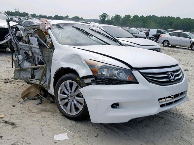 1HGCP3F82BA031773 - 2011 HONDA ACCORD EXL WHITE photo 1