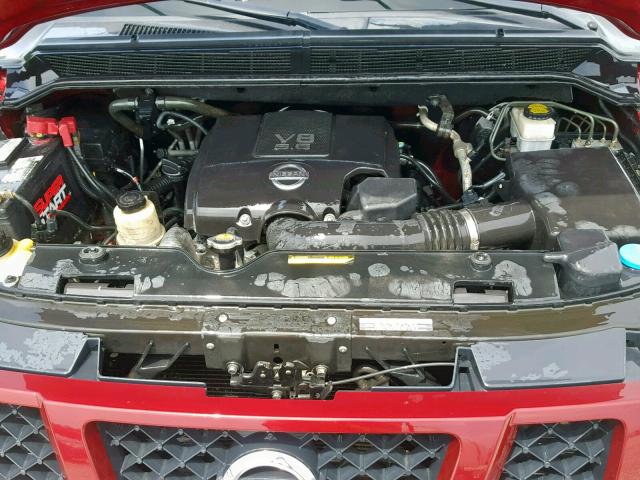 5N1BA0ND8BN608061 - 2011 NISSAN ARMADA SV BURGUNDY photo 7