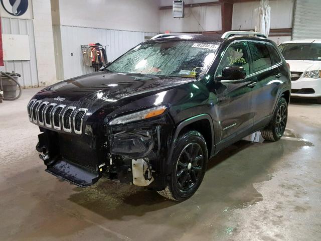 1C4PJMCB8EW186245 - 2014 JEEP CHEROKEE L BLACK photo 2