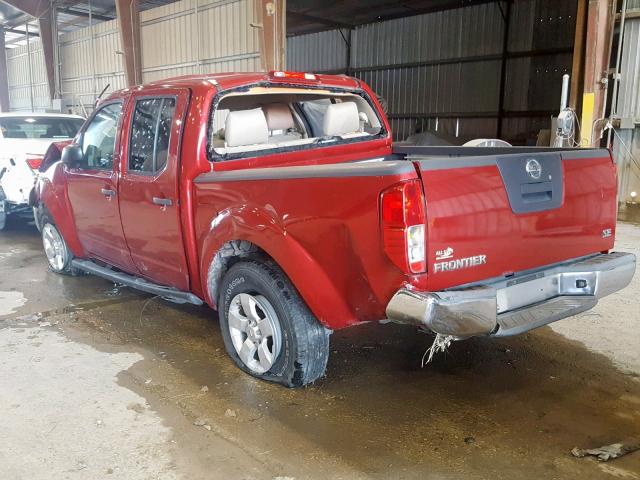 1N6AD07U69C405483 - 2009 NISSAN FRONTIER C MAROON photo 3