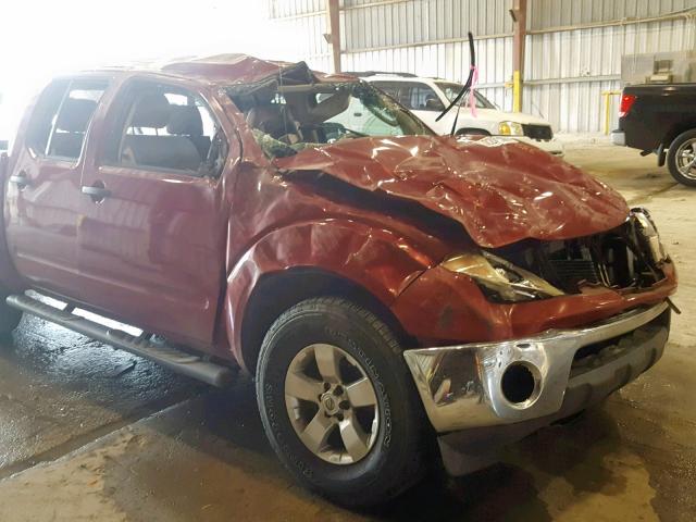 1N6AD07U69C405483 - 2009 NISSAN FRONTIER C MAROON photo 9