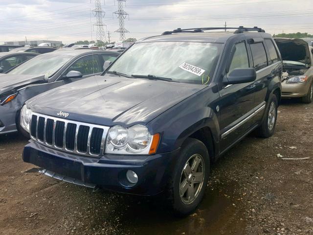 1J4HR58N26C111933 - 2006 JEEP GRAND CHER BLUE photo 2