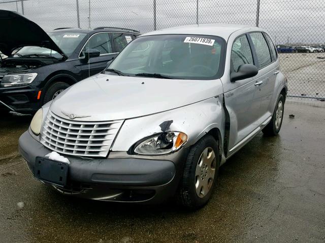 3C4FY48B74T275518 - 2004 CHRYSLER PT CRUISER SILVER photo 2