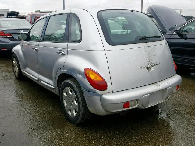 3C4FY48B74T275518 - 2004 CHRYSLER PT CRUISER SILVER photo 3