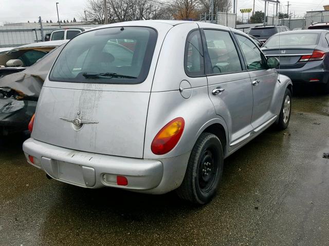 3C4FY48B74T275518 - 2004 CHRYSLER PT CRUISER SILVER photo 4