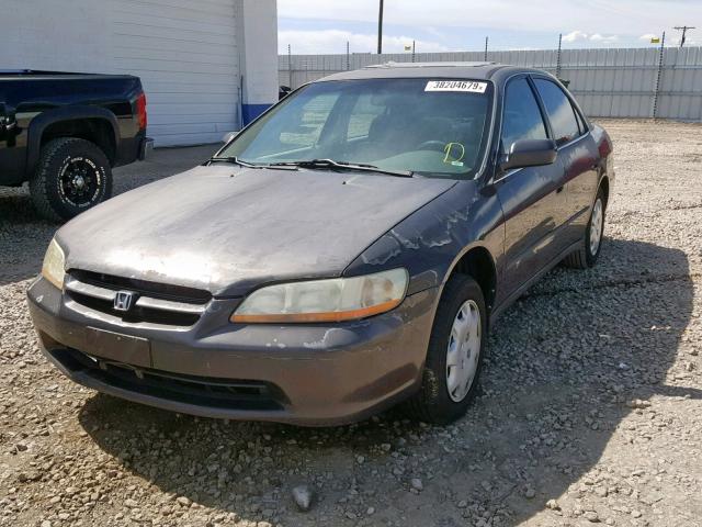 1HGCG5541WA159373 - 1998 HONDA ACCORD LX BROWN photo 2